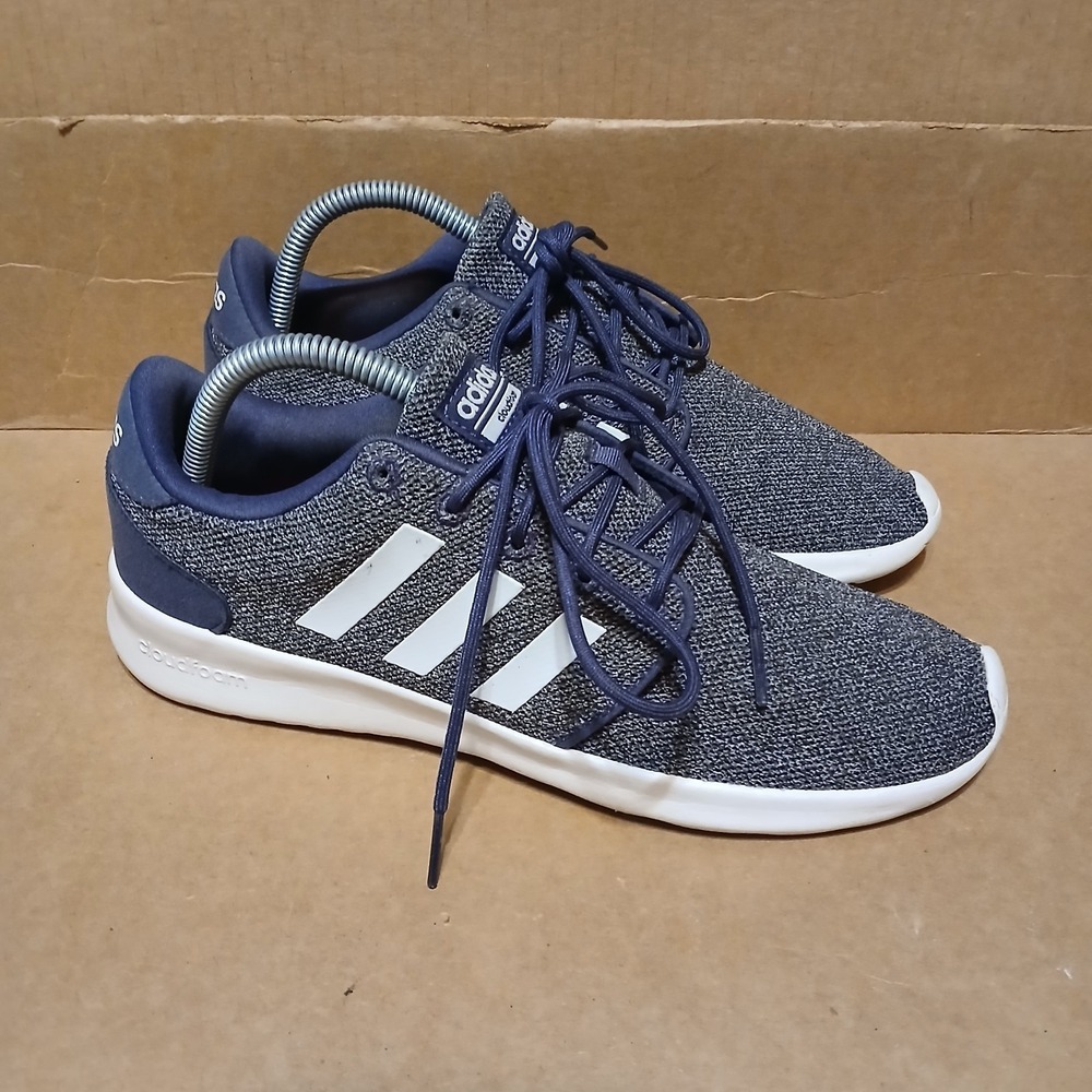 adidas Cloudfoam Qt Racer Womens Size 8.5 Grey Sneakers Shoes B37409